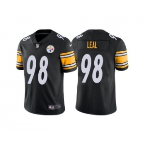 Men's Pittsburgh Steelers #98 DeMarvin Leal Black Vapor Untouchable Limited Stitched Jersey