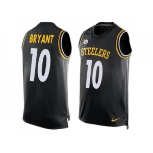 Nike Pittsburgh Steelers #10 Martavis Bryant Black Team Color Men's Stitched NFL Limited Tank Top Jersey