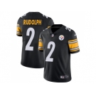 Nike Pittsburgh Steelers #2 Mason Rudolph Black Team Color Men Stitched NFL Vapor Untouchable Limited Jersey