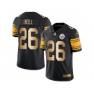 Nike Pittsburgh Steelers #26 Le'Veon Bell Black Men's Stitched NFL Limited Gold Rush Jersey