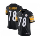 Nike Pittsburgh Steelers #78 Alejandro Villanueva Rush Limited Black Team Color NFL Jersey