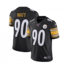 Nike Steelers 90 T.J. Watt Black 100th Season Vapor Untouchable Limited Jersey