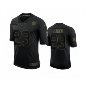 Pittsburgh Steelers #23 Joe Haden Black 2020 Salute to Service Limited Jersey