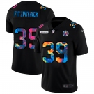 Pittsburgh Steelers #39 Minkah Fitzpatrick Men's Nike Multi-Color Black 2020 NFL Crucial Catch Vapor Untouchable Limited Jersey