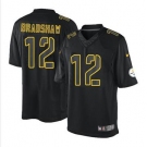 nike nfl jerseys pittsburgh steelers #12 bradshaw black[nike impact limited]