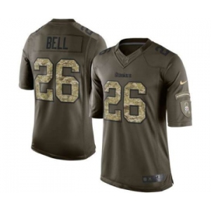 nike nfl jerseys pittsburgh steelers #26 bell army green[nike Limited Salute To Service]