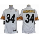 nike nfl jerseys pittsburgh steelers #34 mendenhall white[nike limited]