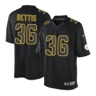 nike nfl jerseys pittsburgh steelers #36 bettis black[nike impact limited]