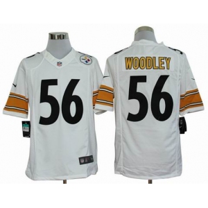 nike nfl jerseys pittsburgh steelers #56 woodley white[nike limited]