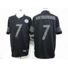 nike nfl jerseys pittsburgh steelers #7 roethlisberger black[drenched limited]