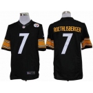 nike nfl jerseys pittsburgh steelers #7 roethlisberger black[nike limited]