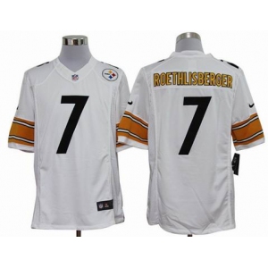 nike nfl jerseys pittsburgh steelers #7 roethlisberger white[nike limited]