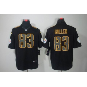 nike nfl jerseys pittsburgh steelers #83 miller black[nike impact limited]