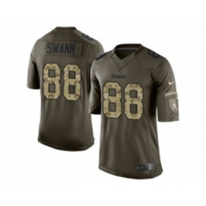 nike nfl jerseys pittsburgh steelers #88 swann army green[nike Limited Salute To Service][swann]