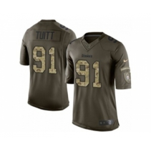 nike nfl jerseys pittsburgh steelers #91 stephon tuitt army green[nike Limited Salute To Service][tuitt]