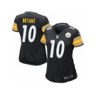 Women Nike Pittsburgh Steelers #10 Martavis Bryant Black jerseys