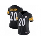 Women Nike Pittsburgh Steelers #20 Robert Golden Black Team Color Vapor Untouchable Limited Player NFL Jersey