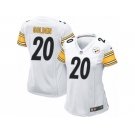 Women Nike Pittsburgh Steelers #20 Robert Golden Game White NFL Jersey