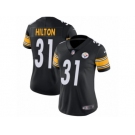 Women Nike Pittsburgh Steelers #31 Mike Hilton Black Team Color Vapor Untouchable Elite Player NFL Jersey