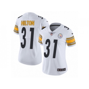 Women Nike Pittsburgh Steelers #31 Mike Hilton White Vapor Untouchable Elite Player NFL Jersey