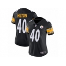 Women Nike Pittsburgh Steelers #40 Mike Hilton Black Team Color Vapor Untouchable Limited Player NFL Jersey