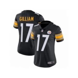 Women's Nike Pittsburgh Steelers #17 Joe Gilliam Vapor Untouchable Limited Black Team Color NFL Jersey