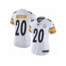 Women's Nike Pittsburgh Steelers #20 Cameron Sutton Limited White NFL Jersey