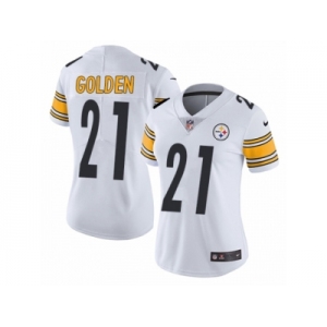 Women's Nike Pittsburgh Steelers #21 Robert Golden Vapor Untouchable Limited White NFL Jersey