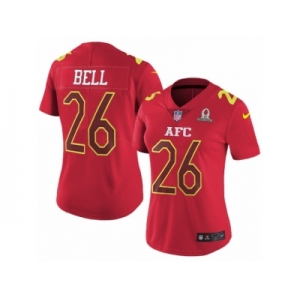 Women's Nike Pittsburgh Steelers #26 Le'Veon Bell Limited Red 2017 Pro Bowl NFL Jersey