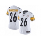 Women's Nike Pittsburgh Steelers #26 Rod Woodson Vapor Untouchable Limited White NFL Jersey