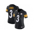 Women's Nike Pittsburgh Steelers #3 Landry Jones Vapor Untouchable Limited Black Team Color NFL Jersey