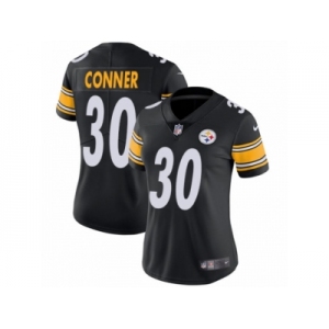 Women's Nike Pittsburgh Steelers #30 James Conner Limited Black Team Color NFL Jersey