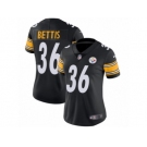 Women's Nike Pittsburgh Steelers #36 Jerome Bettis Vapor Untouchable Limited Black Team Color NFL Jersey