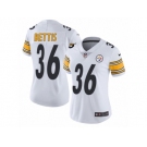 Women's Nike Pittsburgh Steelers #36 Jerome Bettis Vapor Untouchable Limited White NFL Jersey