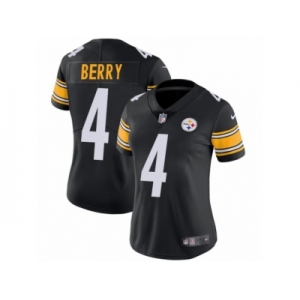 Women's Nike Pittsburgh Steelers #4 Jordan Berry Vapor Untouchable Limited Black Team Color NFL Jersey