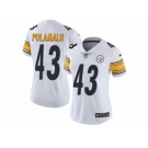 Women's Nike Pittsburgh Steelers #43 Troy Polamalu Vapor Untouchable Limited White NFL Jersey