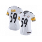 Women's Nike Pittsburgh Steelers #59 Jack Ham Vapor Untouchable Limited White NFL Jersey