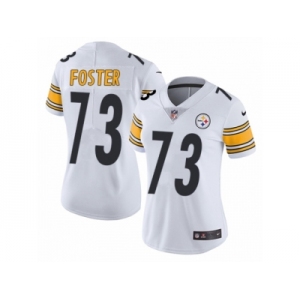 Women's Nike Pittsburgh Steelers #73 Ramon Foster Vapor Untouchable Limited White NFL Jersey