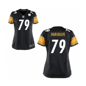 Women's Nike Pittsburgh Steelers #79 Javon Hargrave Black Team Color NFL Jersey