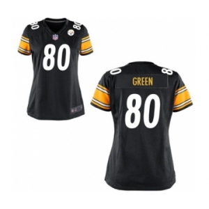 Women's Nike Pittsburgh Steelers #80 Ladarius Green Black Team Color NFL Jersey