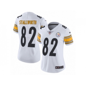 Women's Nike Pittsburgh Steelers #82 John Stallworth Vapor Untouchable Limited White NFL Jersey