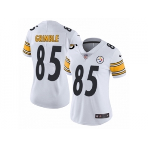 Women's Nike Pittsburgh Steelers #85 Xavier Grimble Vapor Untouchable Limited White NFL Jersey