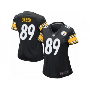 Women's Nike Pittsburgh Steelers #89 Ladarius Green Game Black Team Color NFL Jersey