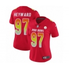 Women's Nike Pittsburgh Steelers #97 Cameron Heyward Limited Red AFC 2019 Pro Bowl NFL Jersey