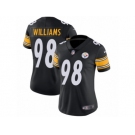 Women's Nike Pittsburgh Steelers #98 Vince Williams Vapor Untouchable Limited Black Team Color NFL Jersey