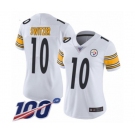 Women's Pittsburgh Steelers #10 Ryan Switzer White Vapor Untouchable Limited Player 100th Season Football Jersey