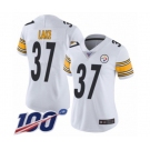 Women's Pittsburgh Steelers #37 Carnell Lake White Vapor Untouchable Limited Player 100th Season Football Jersey