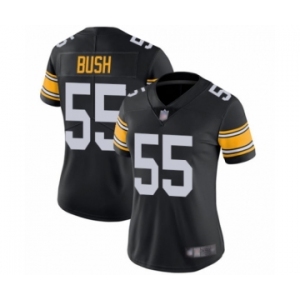 Women's Pittsburgh Steelers #55 Devin Bush Black Alternate Vapor Untouchable Limited Player Football Jersey