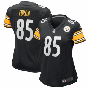 Women's Pittsburgh Steelers #85 Eric Ebron Nike Black Game Jersey