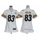 nike women nfl jerseys Pittsburgh Steelers #83 Heath Miller white [nike]